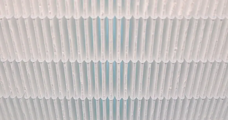 mini pleated filter media